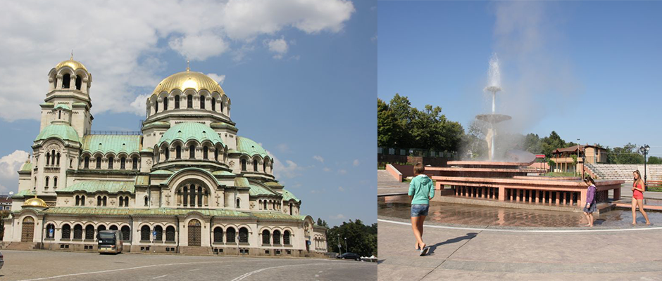 Utrinek Bolgarije na kratko (mesto Sofia, samostan Rila, vroči gejzir v kraju Sapareva Banya)