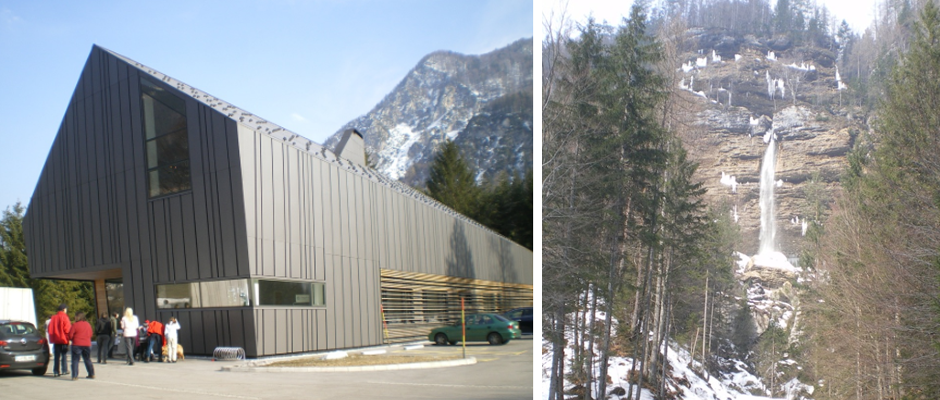 Slap Peričnik in Slovenski planinski muzej v Mojstrani