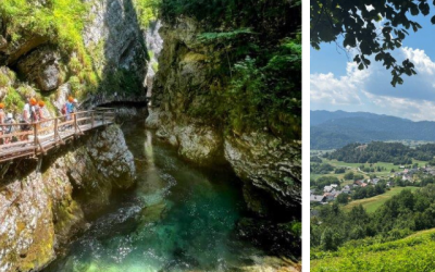 Soteska Vintgar – sprehod po manj znanih poteh (Slap Šum, Pot kralja Triglava, Sv. Katarina, Podhomski rob)